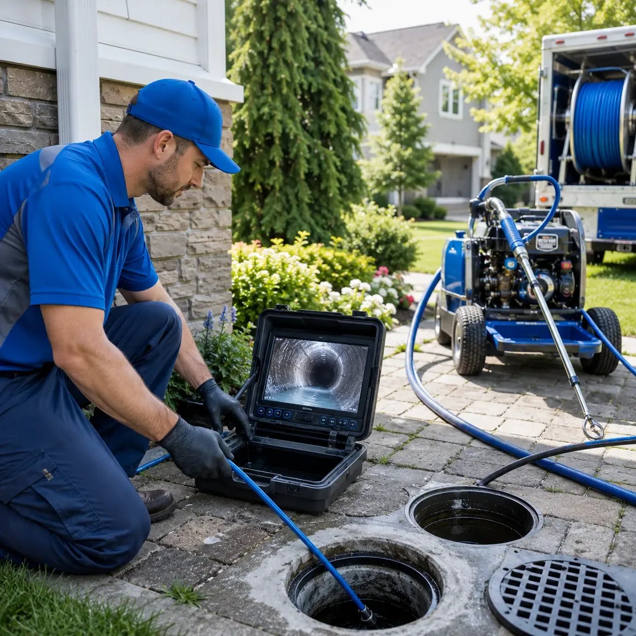 Outdoor drain cleaning professionals serving Sandstone, WV
